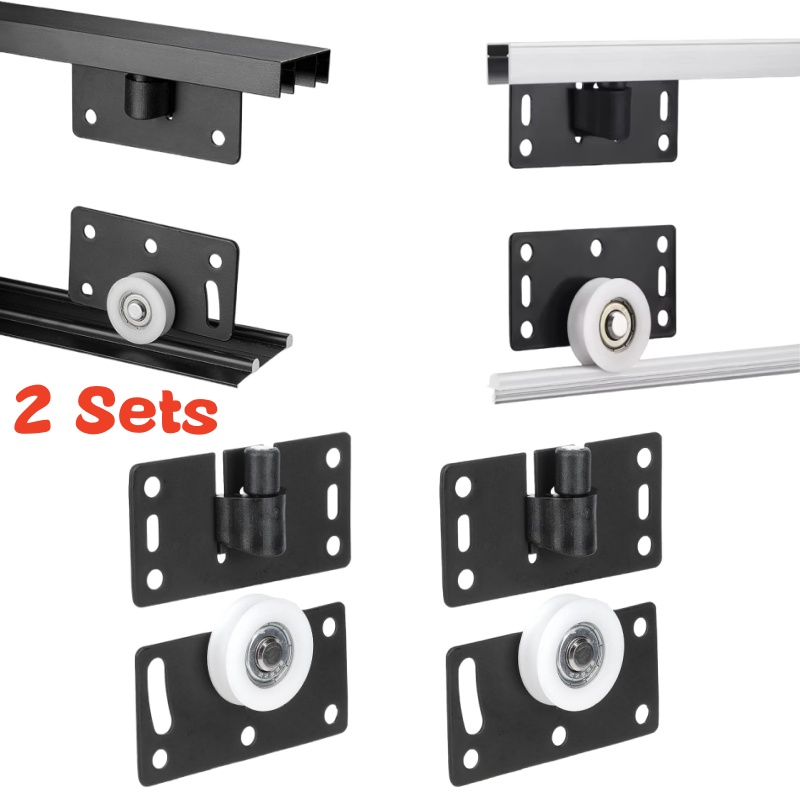 Furniture Hardware Kit - 2 комплекта роликов для раздвижных дверей