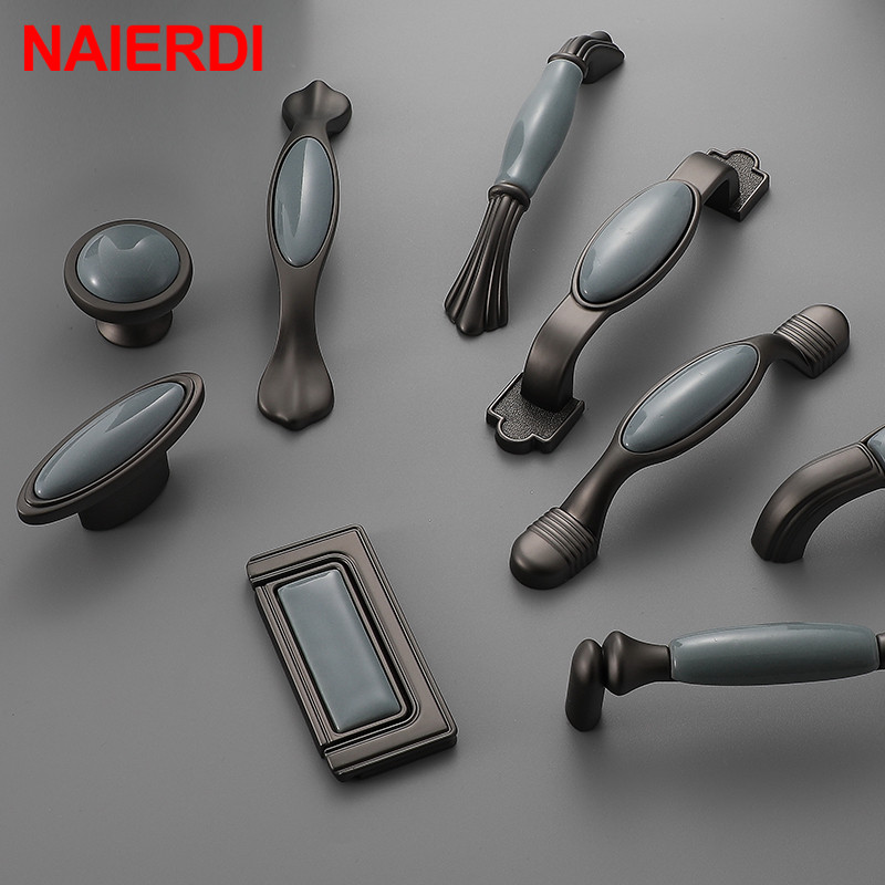Furniture Hardware Vintage - Мебельная фурнитура NAIERDI, керамика ручка для